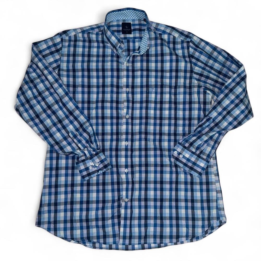 Tailorbyrd premium multi blue checkered